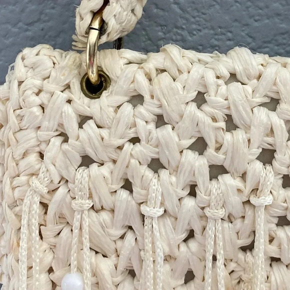 Straw mini hand Bag made in Japan - Picture 6 of 9